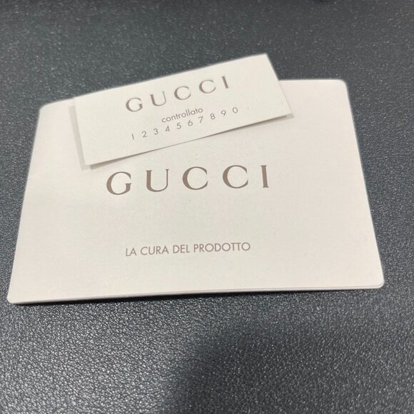 Gucci Abbey Leather Shoulder/Crossbody Bag with Gunmetal Hardware (JB1306) - Picture 8 of 13